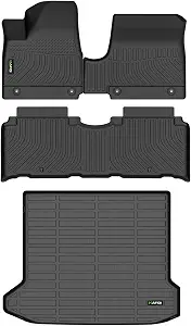 Ioniq 5 Fixed Console Floor and Cargo Mat Set