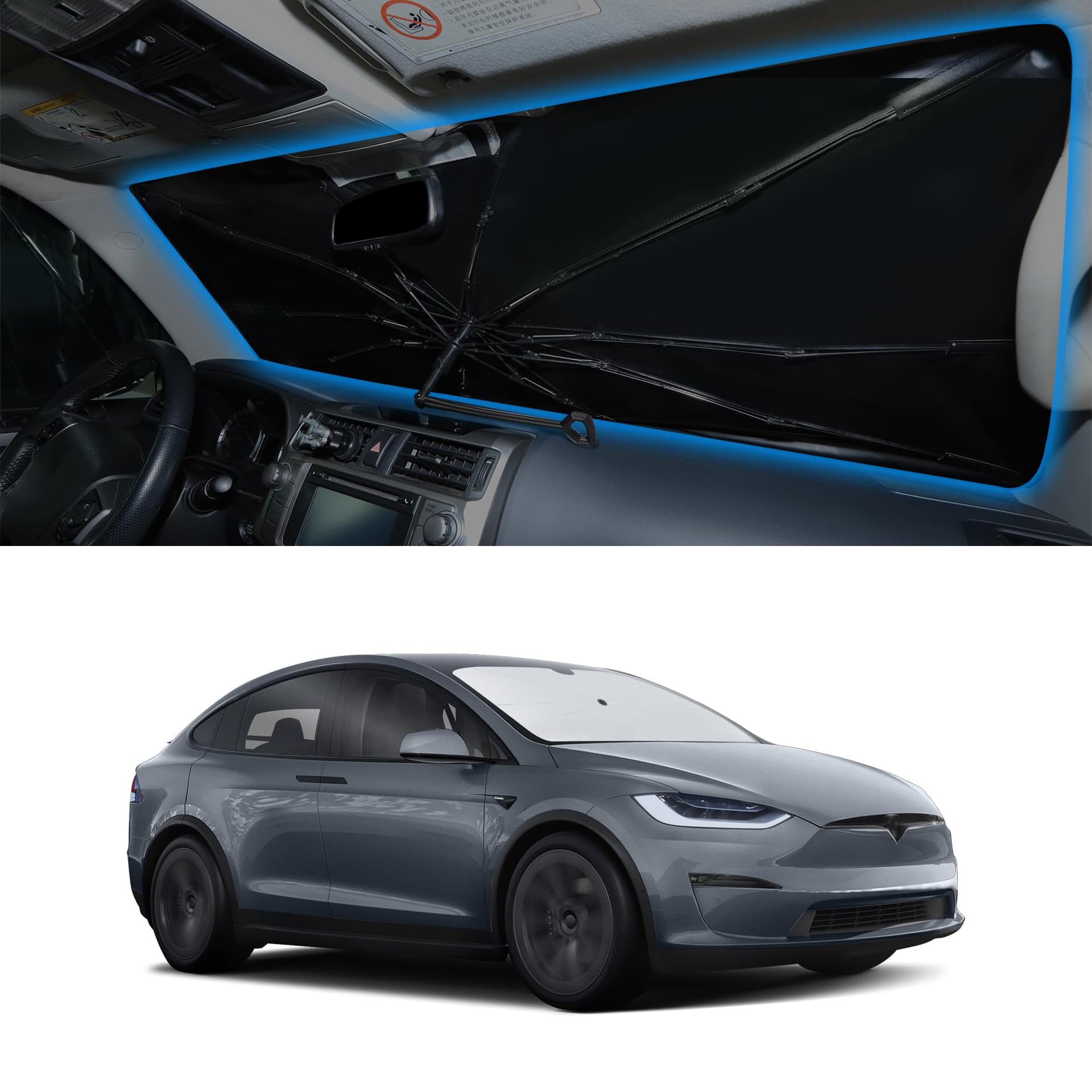 Foldable Windshield Sunshade