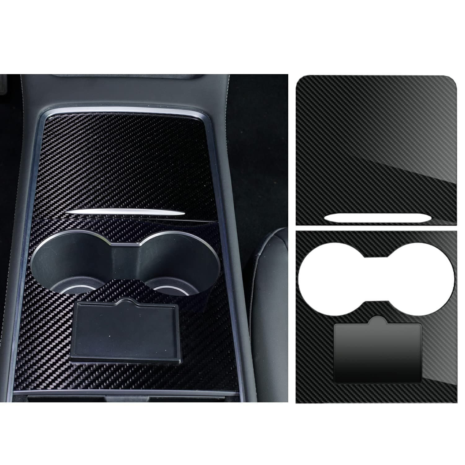 Center Console Wrap Kit (Carbon Fiber)