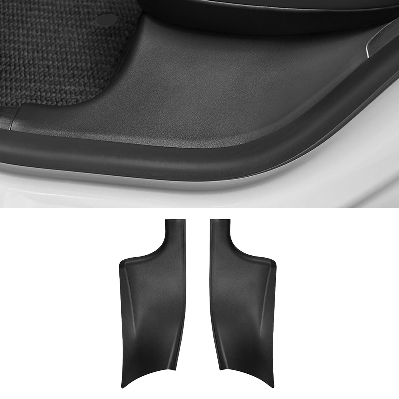 Carbon Fiber Door Sill Protectors (Set of 4)