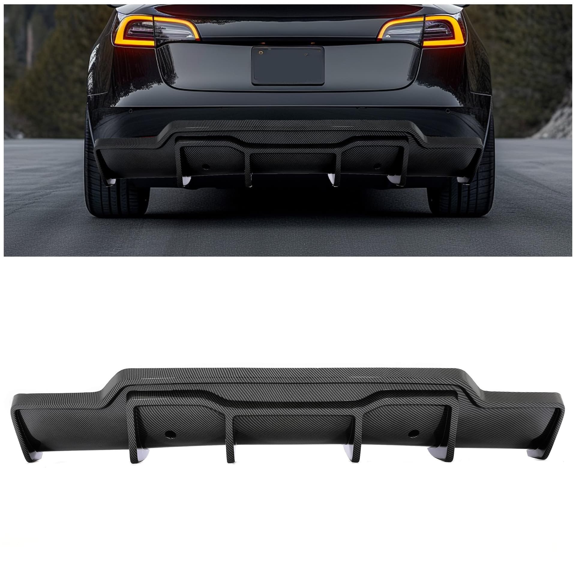 Rear Diffuser (V-Style)